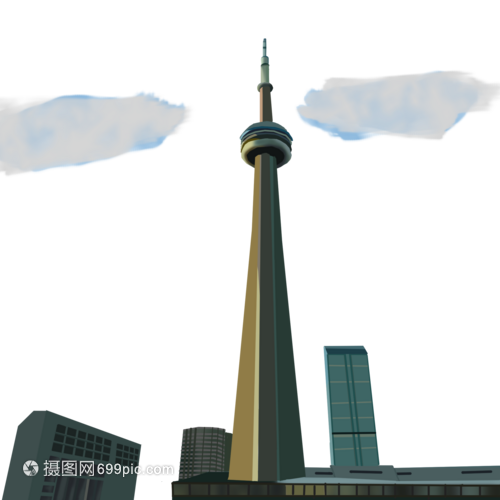 加拿大國(guó)家電視塔 金屬柱構(gòu)筑的建筑奇跡