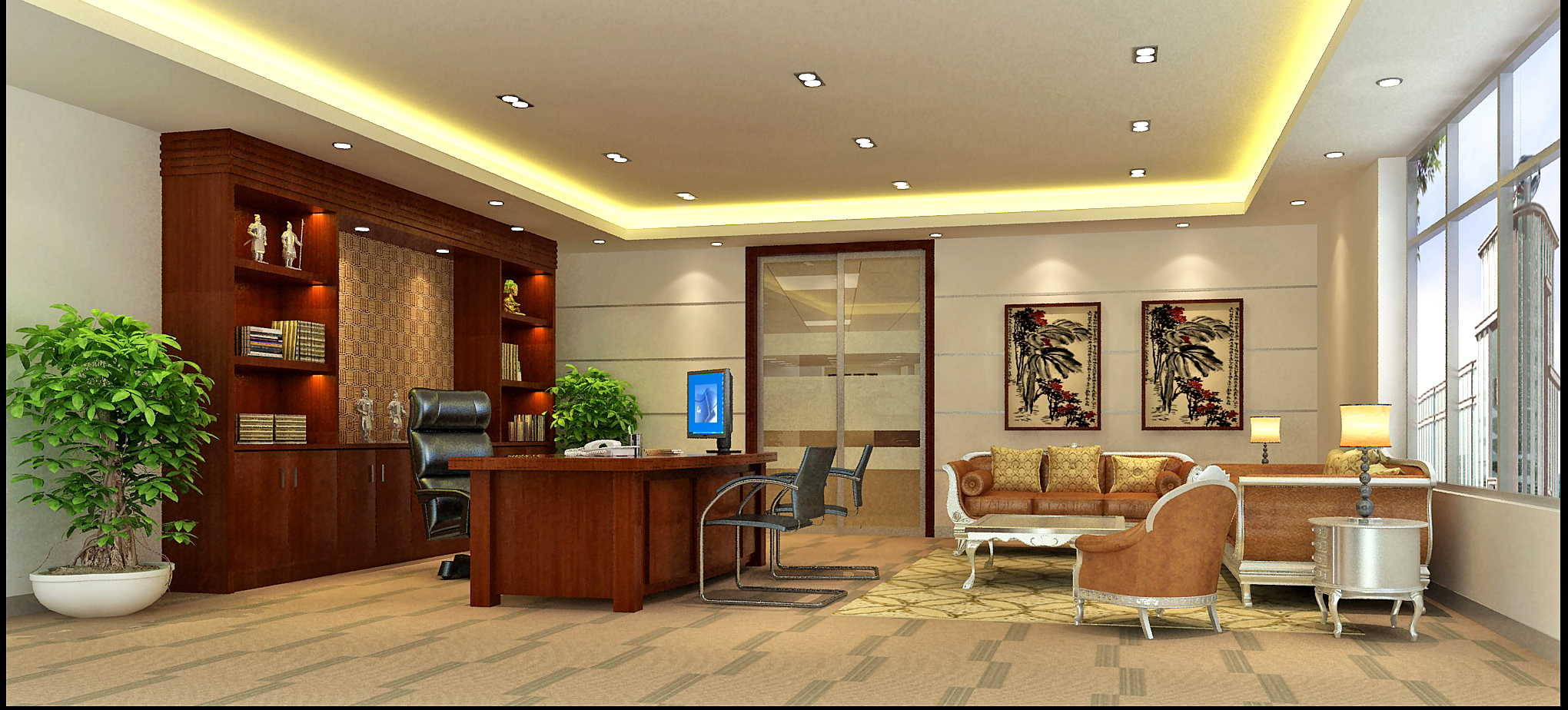 世保康公司辦公樓室內裝修設計 融合品牌文化與辦公效能的空間藝術